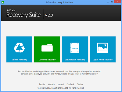 برنامج 7Data Recovery لاستعادة الملفات المحذوفة من الكمبيوتر