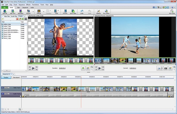 برنامج VideoPad Video Editor لتعديل الفيديوهات