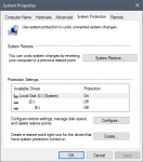 الحصول علي مساحة اكبر في الهارد من خلال حذف نقاط الاستعادة الحصول علي مساحة اكبر في الهارد من خلال حذف نقاط الاستعادة