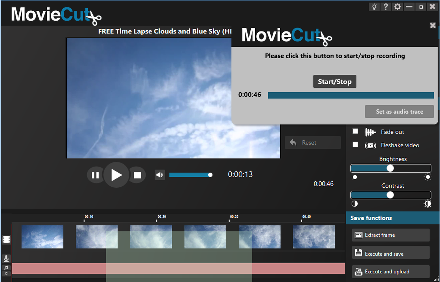 برنامج MovieCut للتعديل علي أشرطة الفيديو وقص أجزاء منها