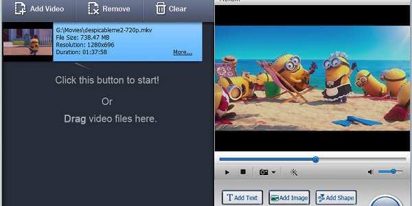 برنامج WonderFox Video Watermark لوضع الشعارات على الفيديو