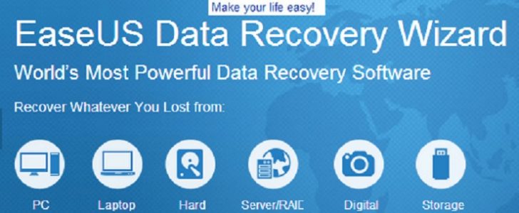 برنامج EaseUS Data Recovery Wizard لاستعادة كل الملفات المحذوفة