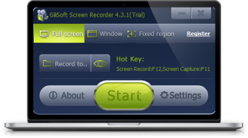 برنامج Gilisoft Screen Recorder لتسجيل شاشة الكمبيوتر فيديو