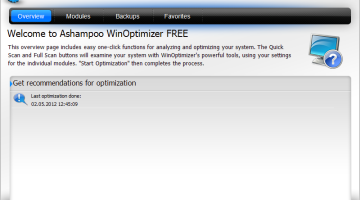 برنامج Ashampoo WinOptimizer لاصلاح مشاكل الويندوز
