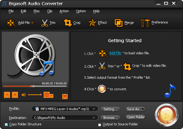 تحميل برنامج Bigasoft Audio Converter لتحويل صيغ الصوت