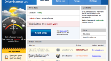 برنامج Uniblue DriverScanner لتحديث وجلب تعريفات الكمبيوتر