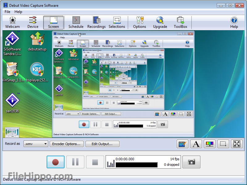 تحميل برنامج Debut Video Capture لتسجيل الفيديو من الكمبيوتر والكاميرا