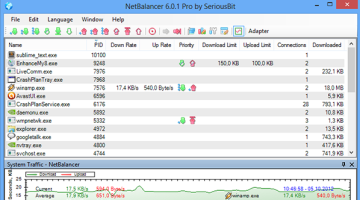 برنامج Netbalancer لمعرفة البرامج التي تسحب الانترنت في الكمبيوتر