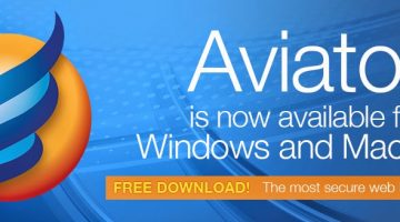تحميل برنامج Aviator لتصفح مواقع الانترنت