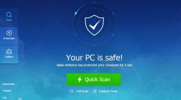 برنامج Baidu Antivirus بايدو انتي فيروس للحماية الشاملة من الفيروسات