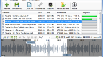 برنامج استخراج الصوت من الفيديو Free Audio Extractor