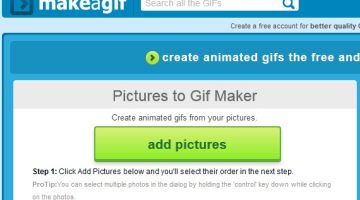 موقع Makeagif لتصميم الصور المتحركة بدون برامج