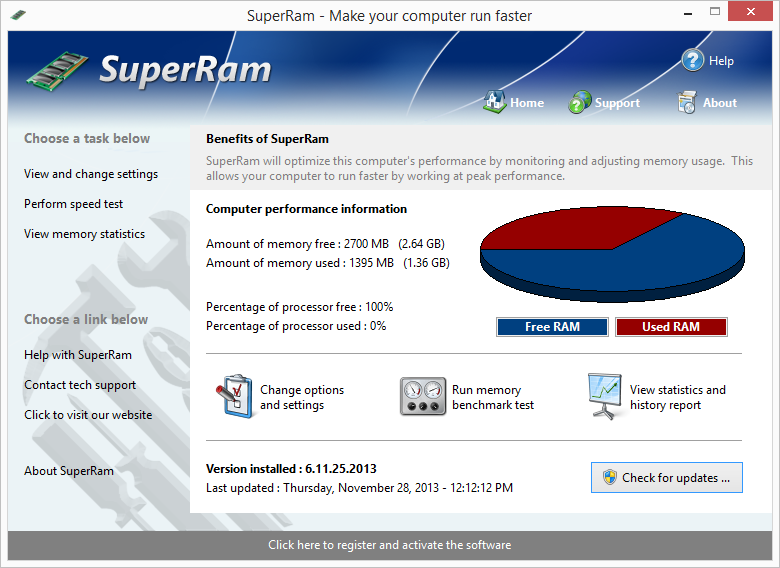 تحميل برنامج PGWare SuperRam 6 لتسريع الويندوز لأقصي درجة