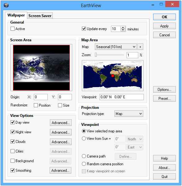 تحميل برنامج مشاهدة الكرة الارضية EarthView مجانا