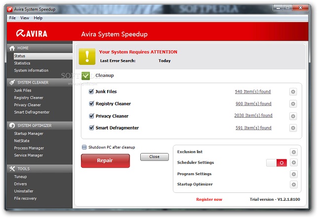 برنامج Avira System Speedup لتسريع الكمبيوتر وصيانة الويندوز