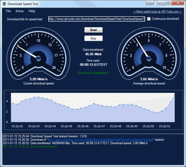 free download speed test