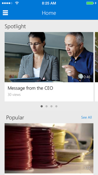 تطبيق Office 365 Video من مايكرسوفت موجه للشركات