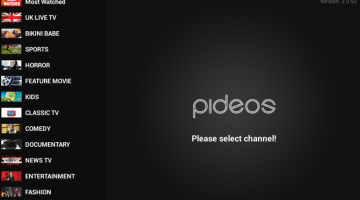 PideOS TV يعرض لك أكثر من 700 قناة على جهازك الأندرويد
