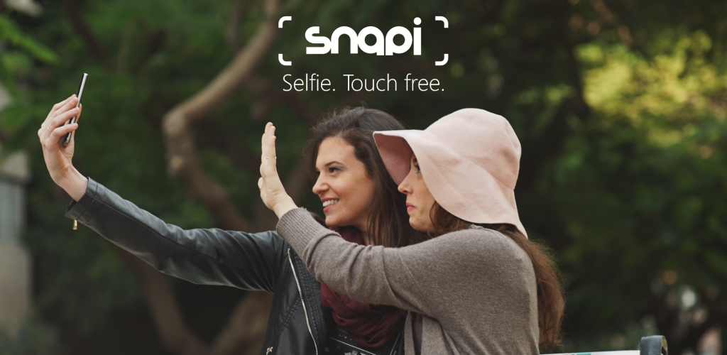 تطبيق Snapi لإلتقاط صورة سيلفي بحركة يدك