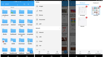 تطبيق إدارة الملفات ES File Explorer يجلب تصميم ماتيريال ديزاين