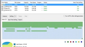 برنامج Disk SpeedUp لإلغاء تجزئة القرص الصلب وتسريعه