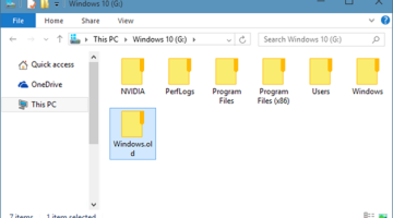 كيفية حذف مجلد Windows.old في ويندوز 10 بالطريقة الصحيحه