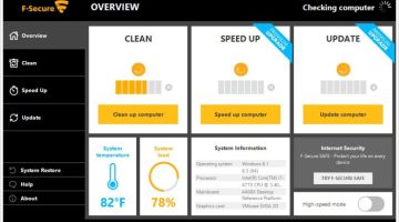 برنامج F-Secure Booster لصيانة وتحسين اداء الكمبيوتر