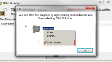 برنامج IObit Unlocker لحذف الملفات المستعصية في ويندوز