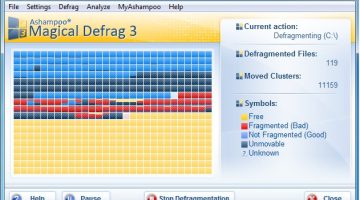 برنامج Magical Defrag 3 لإلغاء تجزئة القرص الصلب وتعزيز سرعتهُ