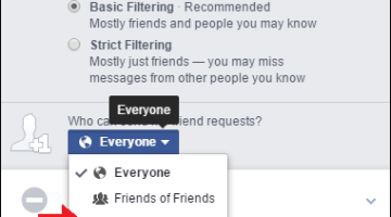 كيف تمنع اي شخص من ارسال طلب صداقة لحساب الفيس بوك