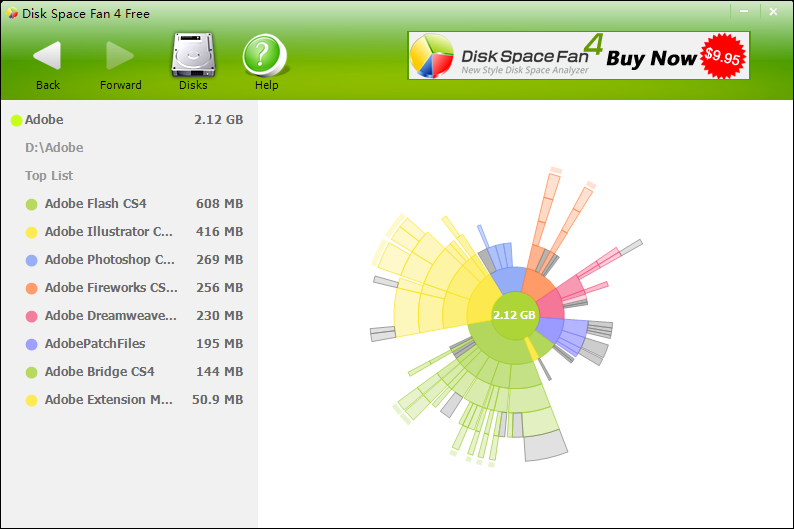 Disk Space Fan