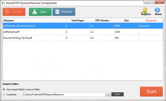 Jihosoft PDF Password Remover