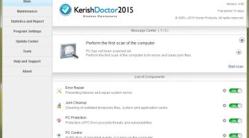 برنامج Kerish Doctor لحل مشكلة الشاشة الزرقاء وجميع مشاكل الكمبيوتر