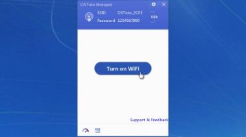 برنامج OSToto Hotspot لتحويل الحاسوب إلي راوتر وايرلس