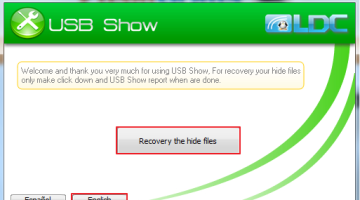 برنامج USB show لإظهار الملفات المخفية في الفلاش ميموري