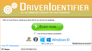 برنامج DriverIdentifier للبحث عن التعريفات وتحديث القديم