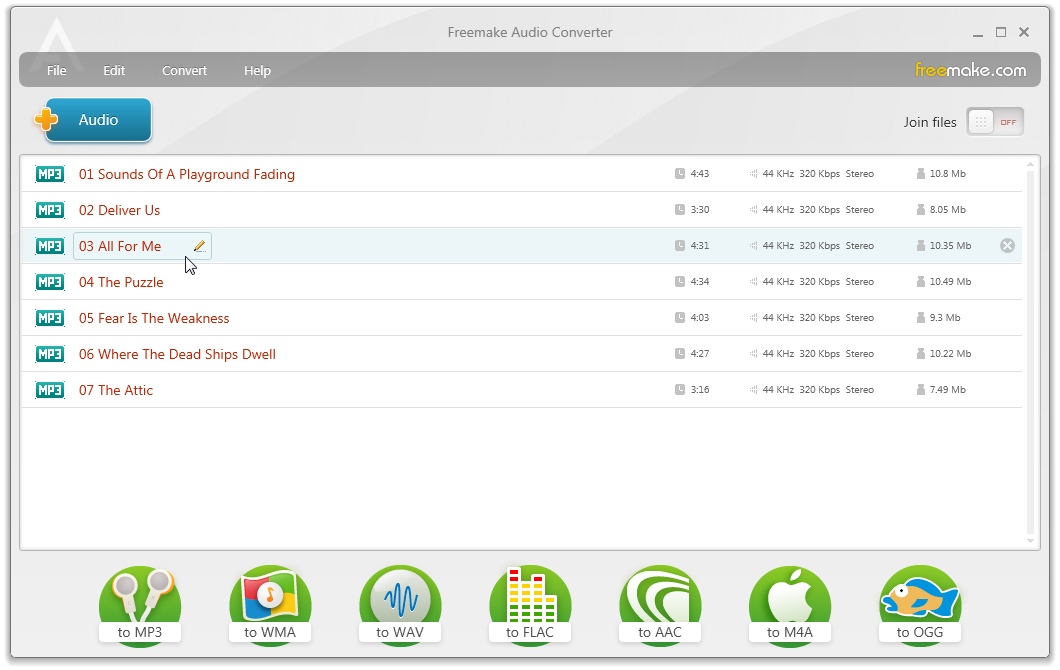 تحميل برنامج تحويل صيغ الصوت والموسيقى Freemake Audio Converter 1.1.8.19 FreemakeAudioConverter1