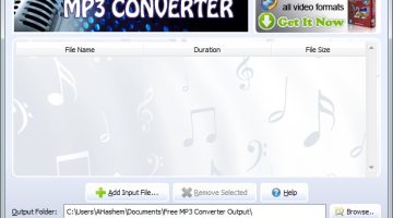 برنامج Free MP3 Converter لتحويل جميع صيغ الصوت الى MP3