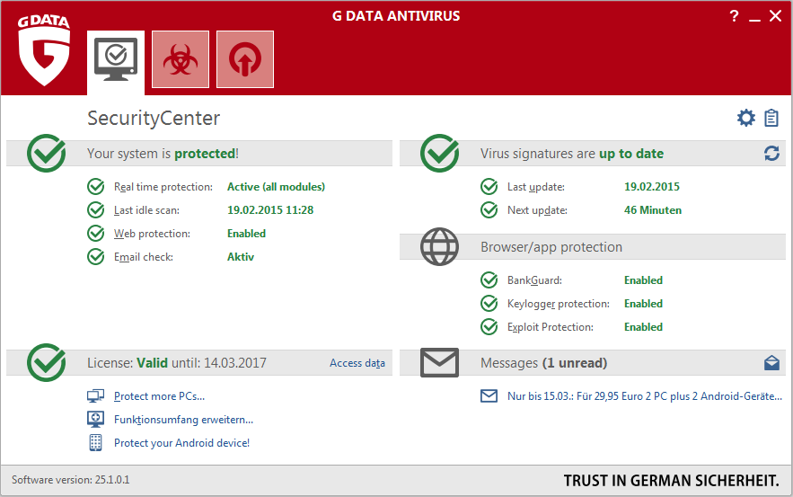 G DATA Antivirus