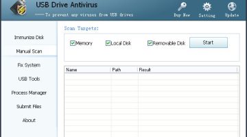 برنامج USB Drive Antivirus لحذف فيروسات الفلاشات