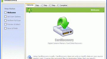 برنامج CardRecovery لاسترجاع الصور المحذوفة من كارت الميموري والفلاشات