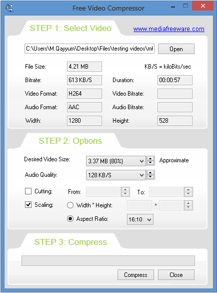 Video compressor تحميل