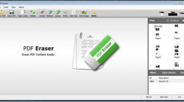 برنامج PDF Eraser للتعديل علي البي دي اف مجاناً