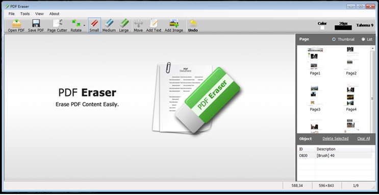 برنامج PDF Eraser للتعديل علي البي دي اف مجاناً