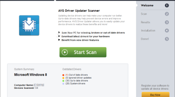 شرح برنامج AVG Driver Updater لتحديث التعريفات
