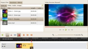 برنامج OpenShot Video Editor لانتاج الفيديو من الصور