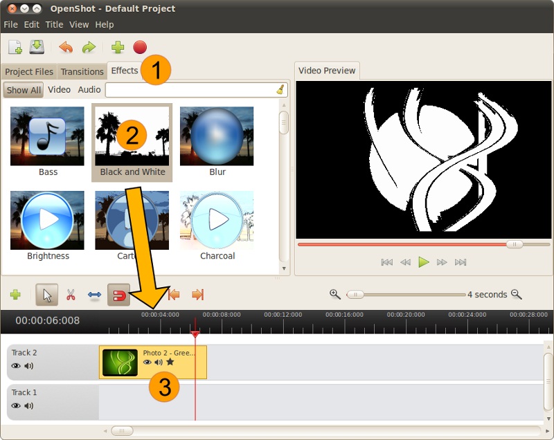 برنامج OpenShot Video Editor لانتاج الفيديو من الصور