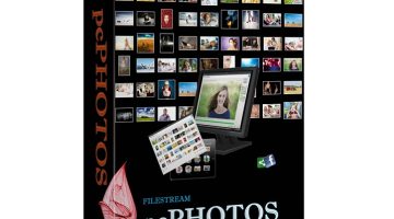 برنامج FileStream pcPhotos لتعديل وتصميم الصور والكتابة عليها