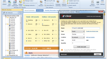 برنامج Network Inventory Advisor لمراقبة شبكة النت بدقة