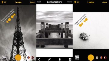 تطبيق Lenka لالتقاط صور بالأبيض والأسود باحترافية